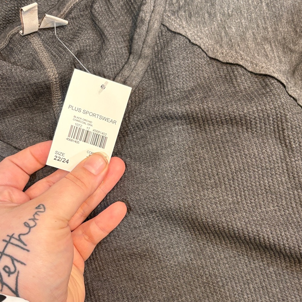 Cato Charcoal Plus Sportswear Top